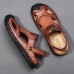 Menico Men Two Ways Slip On Hollow Close Toe Casual Sandals