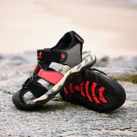Men Microfiber Leather Close Toe Casual Outdoor Beach Sandals