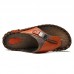 Men Light Weight Cowhide Leather Outdoor Beach Flip Flop Sandals