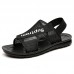 Men Two Ways Casual Beach Slip On Hollow Outdoor Sandals