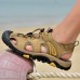 Men Outdoor Soft Soled Hollow Out Beach Close Toes Sandals
