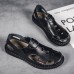 Men Closed Toe Breathable Soft Soled Outdoor Slip On Sandals