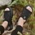 Men Breathable Hard Wearing Slip On Cushioned Mesh Outdoor Sandals