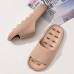 Men Non Slip Soft Thick Sole Open Toe Casual Bathroom Slippers