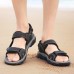 Men Outdoor Hook Loop Opened Toe Casual Beach Sandals