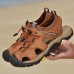 Men Outdoor Soft Soled Hollow Out Beach Close Toes Sandals