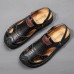 Menico Men Two Ways Slip On Hollow Close Toe Casual Sandals