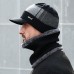 Unisex Cotton Outdoor Warm Plush Winter Scarfs Knit Hats Flat Hats
