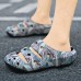 Men Outdoor Lightweight Breathable Massage Soft Comfy Casual Home Slide Slippers