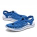 Men Woven Breathable Elastic Band Non Slip Casual Sandals