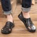 Men Hollow Out Slip On Casual Outdoor Fisherman Sandals