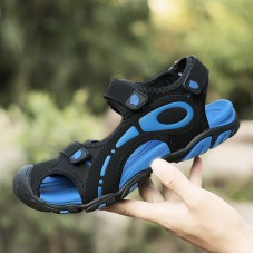 Men Protect toes Hook Loop Casual Outdoor Sport Sandals