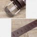 Men Genuine Leather 110 115 120 125cm Square Pin Buckle Wild Casual Jeans Suits Cowhide Belt