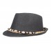 Men Straw Casual Vacation All  match Breathable Sunshade Top Hats Flat Hats