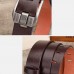 Men Genuine Leather 110 115 120 125cm Square Pin Buckle Wild Casual Jeans Suits Cowhide Belt