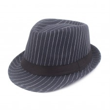 Men Cotton Striped Casual All  match Sunshade Top Hats Flat Hats