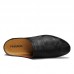 Men Microfiber Leather Soft Sole Non Slip Classical Solid Closed Toe Casual Slippers