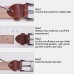 Men Genuine Leather 110 115 120 125cm Square Pin Buckle Wild Casual Jeans Suits Cowhide Belt