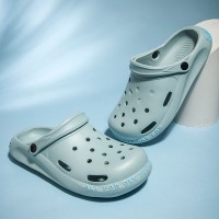 Men Hollow Out Lightweight Soft Sole Pure Color Comfy Sandals Casual Slippers